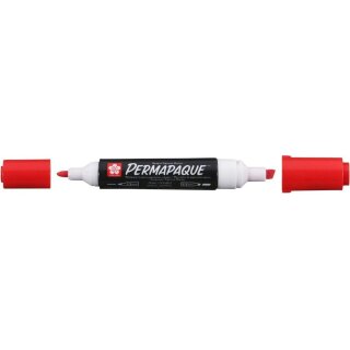 SAKURA Permanent-Marker Permapaque 2 Spitzen rot