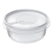 plast team Gefrierdose Helsinki 0,15 Liter rund transparent