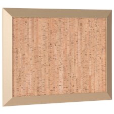 Bi-Office Design-Korktafel Kamashi 600 x 450 mm gold