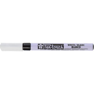 SAKURA Permanent-Marker Pen-Touch Extra Fein weiß