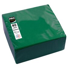 PROnappe Dinner-Servietten 380 x 380 mm tannengrün...