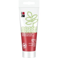 Marabu Green Wasserbasierte Alkydfarbe hellrot 100 ml Tube