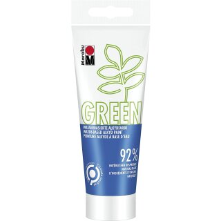 Marabu Green Wasserbasierte Alkydfarbe azurblau 100 ml Tube