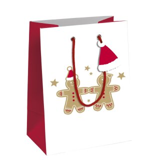 Clairefontaine Weihnachts-Geschenktüte "Lebkuchen" klein