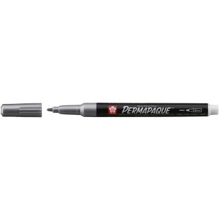 SAKURA Permanent-Marker Permapaque fein silber