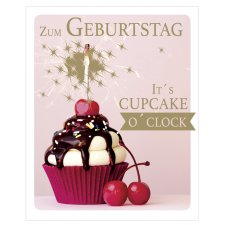 SUSY CARD Geburtstagskarte Snapshot "Cupcake"
