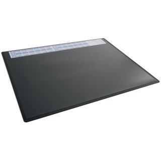DURABLE Schreibunterlage mit Kalender PP 650 x 500 mm schwarz, 9,42