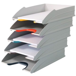 DURABLE Briefablagen-Set VARICOLOR MIX lichtgrau