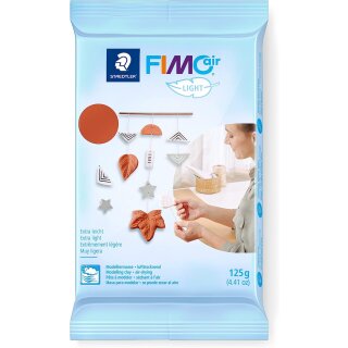 FIMO air light Modelliermasse lufthärtend terrakotta 125 g