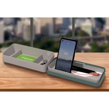 helit Mobiler Schreibtisch-Organizer rot