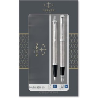 PARKER Schreibgeräte-Set IM Essential Edelstahl C.C.