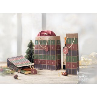 sigel Weihnachts-Geschenktüte "Cut-out style" groß