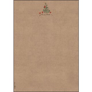 sigel Weihnachts-Motiv-Papier "Christmas with apples" A4 100 Blatt