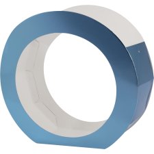 folia Metallic-Laternen-Zuschnitt 350 g/qm hellblau 5 Stück