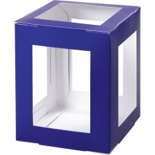 folia Mini-Laternen-Zuschnitt 100 x 100 x 120 mm blau 5...