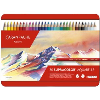 CARAN DACHE Buntstifte SUPRACOLOR 30er Metalletui
