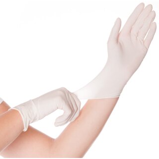 HYGOSTAR Latex-Handschuh SKIN XL weiß gepudert 100 Stück