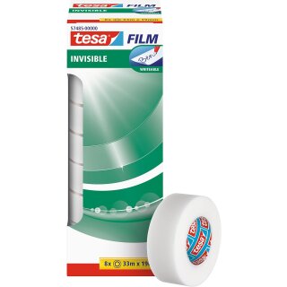 tesa Film matt-unsichtbar 19 mm x 33 m 8er Pack