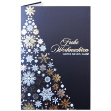 RÖMERTURM Weihnachtskarte "Blauer Winterwald"
