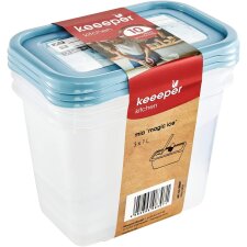keeeper Gefrierdosen-Set Mia "Magic Ice" 3x 1,0...