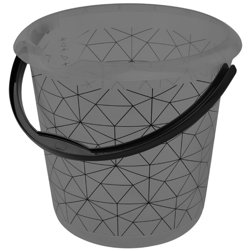 keeeper Seau avec Graduation Intégrée et Poignée Ergonoique, 10 L, ika, Nordic Blue