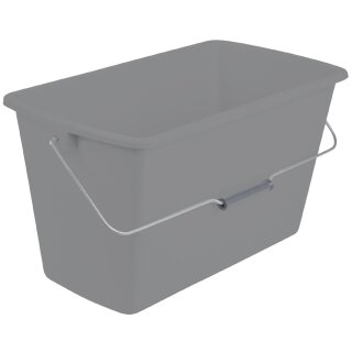 keeeper Putzeimer "bent" rechteckig 13 Liter nordic-grey