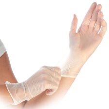 HYGONORM Vinyl-Handschuh IDEAL FIT L transparent 100...