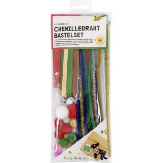 folia Chenilledraht Bastelset WINTER 199-teilig