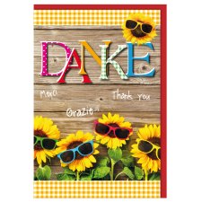 SUSY CARD Grußkarte "Sonnenblumen"