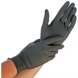 HYGONORM Nitril-Handschuh SAFE FIT L schwarz puderfrei 200 Stück