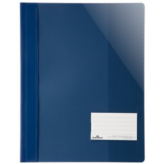 DURABLE Schnellhefter Überbreit A4+ PVC dunkelblau