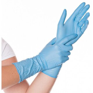 HYGOSTAR Nitril-Handschuh SAFE LONG L blau puderfrei 100 Stück