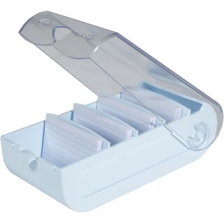 EXACOMPTA Lernkartei BunnyBox A8 pastellblau inkl. 100 Karteikarten