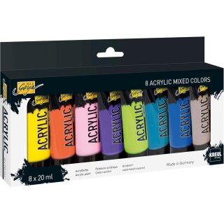 KREUL Acrylfarbe SOLO Goya Acrylic 20 ml 8er-Set