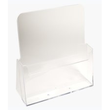 EXACOMPTA Tisch-Prospekthalter A4 hoch 1 Fach glasklar