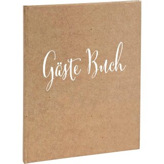 EXACOMPTA Gästebuch 210 x 190 mm braun / weiß