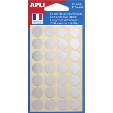 APLI Markierungspunkte Durchmesser: 15 mm silber 112...