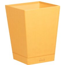 RHODIA Papierkorb aus Kunstleder taupe