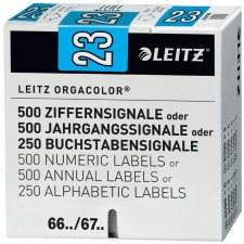 LEITZ Jahressignal Orgacolor "23" auf Rolle...