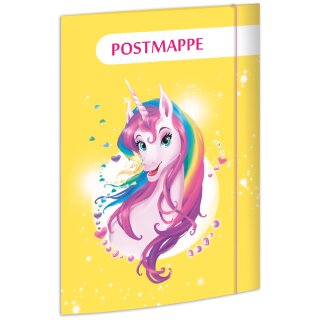 RNK Verlag Postmappe "Einhornportrait" DIN A4 Karton