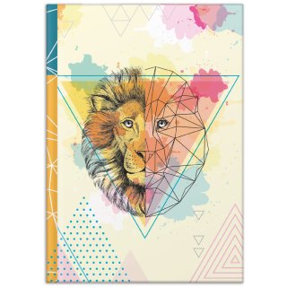 RNK Verlag Notizbuch "Lion" DIN A4 96 Blatt blanko