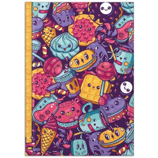 RNK Verlag Notizbuch "Sweets" DIN A4 96 Blatt blanko