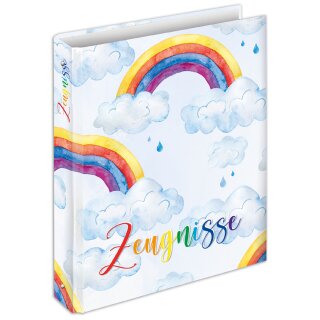 RNK Verlag Zeugnisringbuch "Rainbow" DIN A4 250 x 315 mm