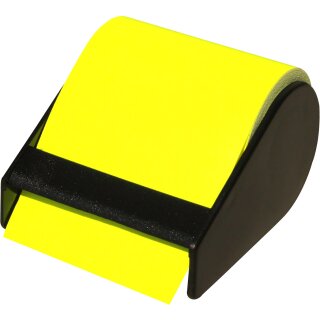 RNK Verlag Haftnotizen-Rolle im Abroller neon-gelb 60 mm x 10 m