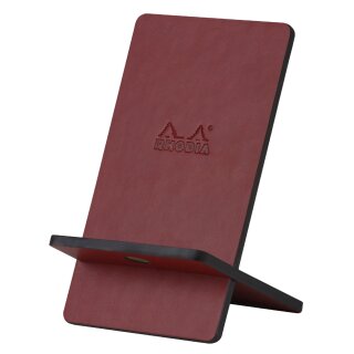 RHODIA Smartphonehalter RHODIACTIVE weinrot aus Kunstleder