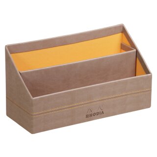 RHODIA Briefhalter RHODIARAMA 2 Fächer taupe