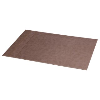 RHODIA Schreibunterlage aus Kunstleder schokolade
