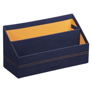 RHODIA Briefhalter RHODIARAMA 2 Fächer nachtblau