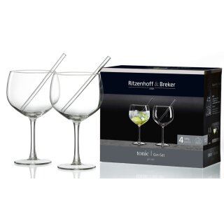Ritzenhoff & Breker Gin-Set "TONIC" 4-teilig