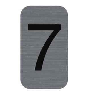 EXACOMPTA Selbstklebeschild Zahl "7" 25 x 44 mm